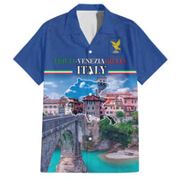 Friuli-Venezia Giulia Italy Family Matching Off The Shoulder Long Sleeve Dress and Hawaiian Shirt Cividale del Friuli