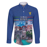 Friuli-Venezia Giulia Italy Family Matching Off The Shoulder Long Sleeve Dress and Hawaiian Shirt Cividale del Friuli