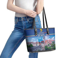 Friuli-Venezia Giulia Italy Leather Tote Bag Cividale del Friuli