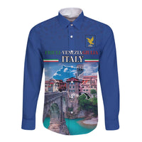 Friuli-Venezia Giulia Italy Long Sleeve Button Shirt Cividale del Friuli