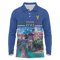 Friuli-Venezia Giulia Italy Long Sleeve Polo Shirt Cividale del Friuli