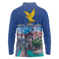Friuli-Venezia Giulia Italy Long Sleeve Polo Shirt Cividale del Friuli