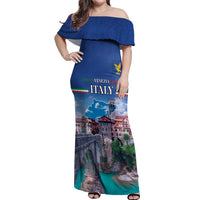 Friuli-Venezia Giulia Italy Off Shoulder Maxi Dress Cividale del Friuli