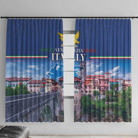 Friuli-Venezia Giulia Italy Window Curtain Cividale del Friuli