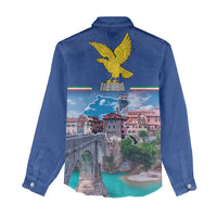 Friuli-Venezia Giulia Italy Women Casual Shirt Cividale del Friuli