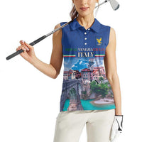 Friuli-Venezia Giulia Italy Women Sleeveless Polo Shirt Cividale del Friuli