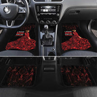 MMIW Native American Red Hand Car Mats I Wear Red For My Sisters