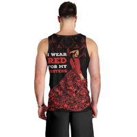 MMIW Native American Red Hand Men Tank Top I Wear Red For My Sisters