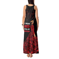 MMIW Native American Red Hand Tank Maxi Dress I Wear Red For My Sisters