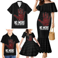 MMIW Awareness Day Family Matching Mermaid Dress and Hawaiian Shirt No More Stolen Sisters