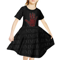 MMIW Awareness Day Kid Short Sleeve Dress No More Stolen Sisters