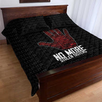 MMIW Awareness Day Quilt Bed Set No More Stolen Sisters