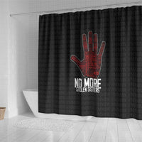 MMIW Awareness Day Shower Curtain No More Stolen Sisters