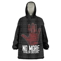MMIW Awareness Day Wearable Blanket Hoodie No More Stolen Sisters