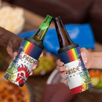 LGBTQ Pride Month Gay 4 in 1 Can Cooler Tumbler Eiffel Tower Paris Rainbow Flag