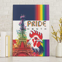 LGBTQ Pride Month Gay Canvas Wall Art Eiffel Tower Paris Rainbow Flag