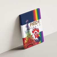 LGBTQ Pride Month Gay Canvas Wall Art Eiffel Tower Paris Rainbow Flag