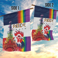 LGBTQ Pride Month Gay Garden Flag Eiffel Tower Paris Rainbow Flag