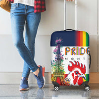 LGBTQ Pride Month Gay Luggage Cover Eiffel Tower Paris Rainbow Flag