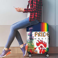 LGBTQ Pride Month Gay Luggage Cover Eiffel Tower Paris Rainbow Flag