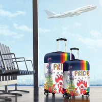 LGBTQ Pride Month Gay Luggage Cover Eiffel Tower Paris Rainbow Flag