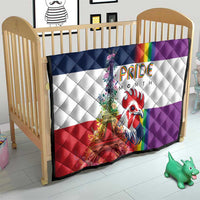 LGBTQ Pride Month Gay Quilt Eiffel Tower Paris Rainbow Flag