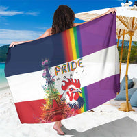 LGBTQ Pride Month Gay Sarong Eiffel Tower Paris Rainbow Flag