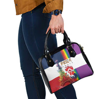 LGBTQ Pride Month Gay Shoulder Handbag Eiffel Tower Paris Rainbow Flag