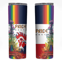 LGBTQ Pride Month Gay Skinny Tumbler Eiffel Tower Paris Rainbow Flag