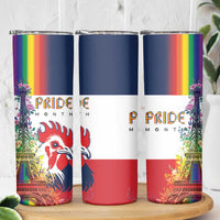 LGBTQ Pride Month Gay Skinny Tumbler Eiffel Tower Paris Rainbow Flag