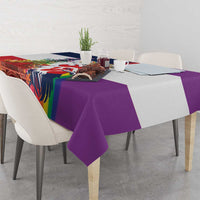 LGBTQ Pride Month Gay Tablecloth Eiffel Tower Paris Rainbow Flag