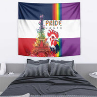 LGBTQ Pride Month Gay Tapestry Eiffel Tower Paris Rainbow Flag