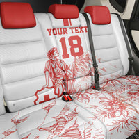 Custom Switzerland Football Back Car Seat Cover Confoederatio Helvetica