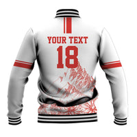 Custom Switzerland Football Baseball Jacket Confoederatio Helvetica