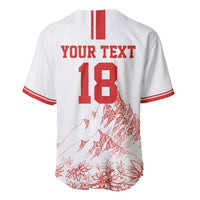 Custom Switzerland Football Baseball Jersey Confoederatio Helvetica