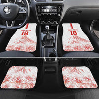 Custom Switzerland Football Car Mats Confoederatio Helvetica