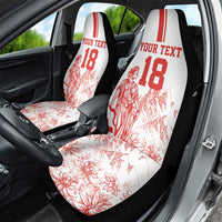 Custom Switzerland Football Car Seat Cover Confoederatio Helvetica