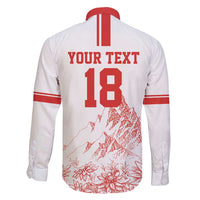 Custom Switzerland Football Family Matching Mermaid Dress and Hawaiian Shirt Confoederatio Helvetica