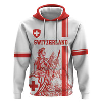 Custom Switzerland Football Hoodie Confoederatio Helvetica