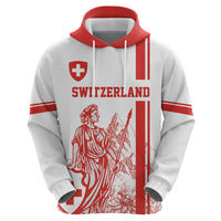 Custom Switzerland Football Hoodie Confoederatio Helvetica