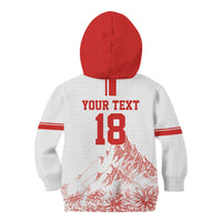 Custom Switzerland Football Kid Hoodie Confoederatio Helvetica