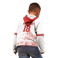 Custom Switzerland Football Kid Hoodie Confoederatio Helvetica