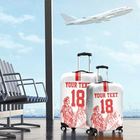 Custom Switzerland Football Luggage Cover Confoederatio Helvetica