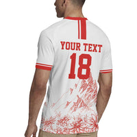 Custom Switzerland Football Rugby Jersey Confoederatio Helvetica