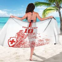 Custom Switzerland Football Sarong Confoederatio Helvetica