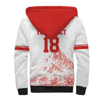 Custom Switzerland Football Sherpa Hoodie Confoederatio Helvetica