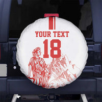 Custom Switzerland Football Spare Tire Cover Confoederatio Helvetica