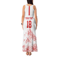 Custom Switzerland Football Tank Maxi Dress Confoederatio Helvetica