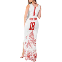 Custom Switzerland Football Tank Maxi Dress Confoederatio Helvetica