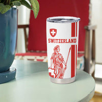 Custom Switzerland Football Tumbler Cup Confoederatio Helvetica